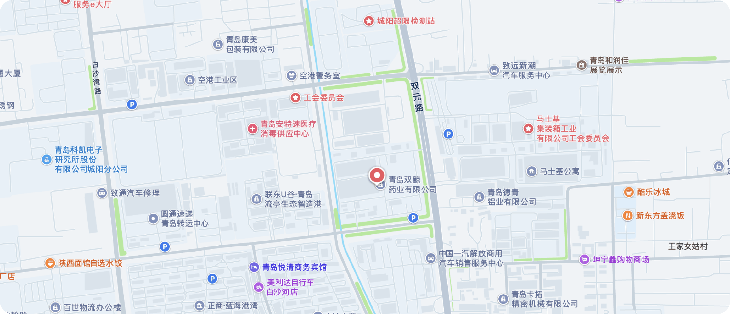 海思生公司位置地图